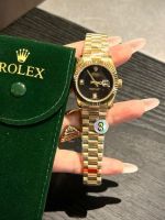 Rolex Datejust replica with 904L stainless steel 31mm Imported Movement Black Dial Women Watch